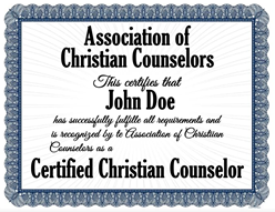Christian Counseling Certification Home Study Program 